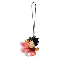 Luffy ลูฟี่ One Piece stap Punk Hazard Cool Fight Gashapon พวงกุญแจการ์ตูน วันพีช งานลิขสิทธิ์แท้ Bandai