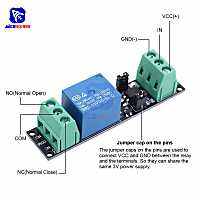 diymore 1 CH Relay Power Switch Board พร้อม Optocoupler 3V Isolation Driver Control Module High Level Trigger สําหรับ IOT ESP8266