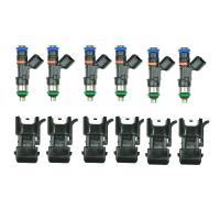 6Pcs Fuel Injectors with Four Accessories 52lb 550cc 2.7TT Turbo for Audi A4 TT VW Golf Jetta BOSCH 0280158117 Car Parts