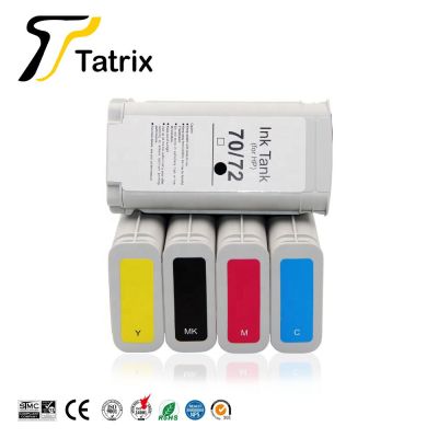 Compatible 72 Premium Color  Printer Inkjet Ink Cartridge for HP Designjet T1120 T1200 T1300 T2300 T610 T770 T790 T795