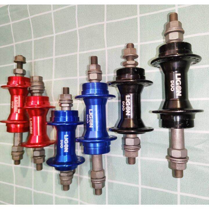 ♨Bike Hubs Pair Front and Rear Bicycle Hub Thread Type Disc Brake Ready