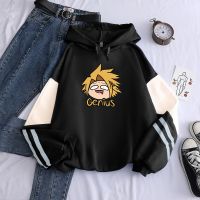 {Match maker}}อะนิเมะฮีโร่ของฉัน A Cademia Denki Kaminari Kawaii การ์ตูนผู้หญิง H Oodies ฮาราจูกุ Boku ไม่มีฮีโร่ A Cademia ผู้ชายเสื้อแขนยาว