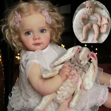 12-Inch Mini Baby Reborn Kit - Luna, DIY Blank Vinyl Doll Kit