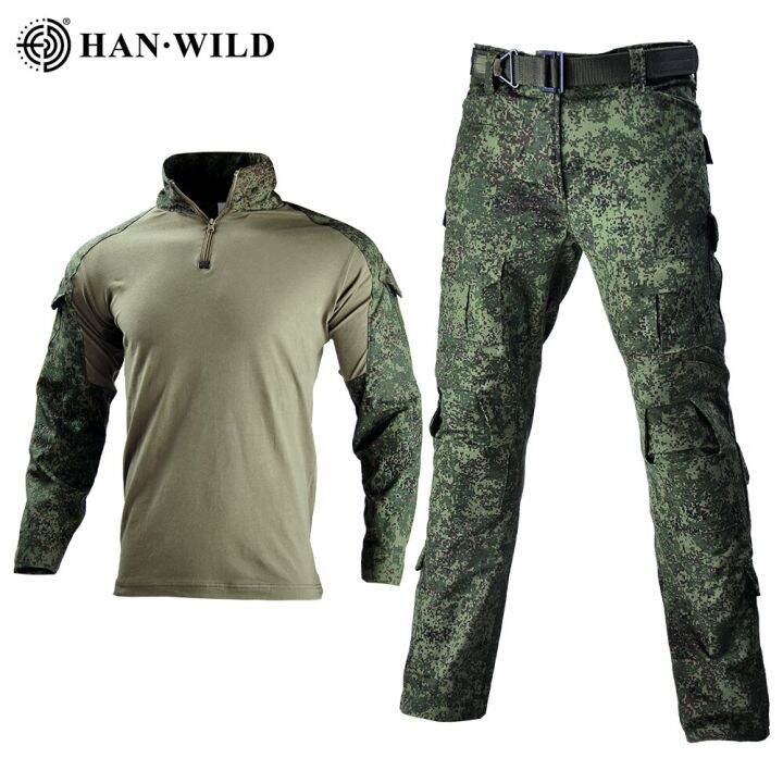 Uniforme militar tático combate camo ternos do exército russo ...