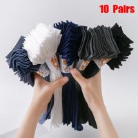 【jw】△✁  10 Pairs Men Anti Absorbent Soft Thin Breathable Socks Transparent Fashion Silk Stockings