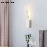 DOOMYHOME โคมไฟติดผนัง Led แบบมินิมอลสำหรับเครื่องประดับตกแต่งภายในเชิงเทียนติดผนังภายนอกเตียงนอนแสงไฟดีไซน์คุณภาพสูง Luminaria