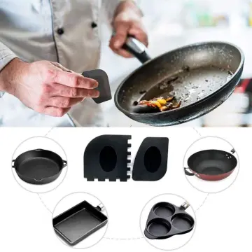 Cast Iron Pan Scraper Cast Iron Pan Scrapers 2Pcs Skillet Scrubber Cleaning  Tool For Cast Iron Pans Frying Pan Skillet Grill