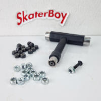 [0309] น็อตตัวเมีย ยึดทรัคสเก็ตบอร์ด สีเงิน ใช้กับ skatetool ได้