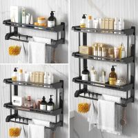 Bathroom Accessories Towel Shelf Shower Rack Adhesive Shelf Shower Rack Without Drilling