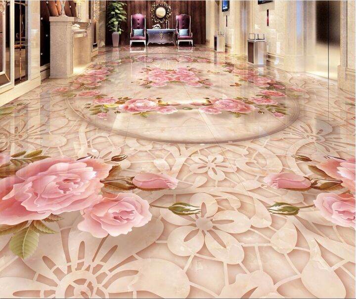 Floor Wallpaper Romantic European Pattern Flowers 3D Living Room Hotel Luxury Decor Tiles Floor Mural PVC Self-Adhesive Waterproof Stickers | Lazada Floor Wallpaper Romantic European Pattern Flowers 3D Living Room Hotel Luxury Decor Tiles Floor Mural PVC Self-Adhesive Waterproof Stickers | Lazada