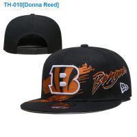 ๑♚△ Donna Reed The new NFL hats Cincinnati bengals flat hat along hip-hop personality handsome American sports hat shading