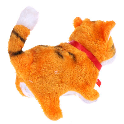 March Electronic pets cats dolls cat plush walking barking kids educational toy