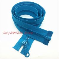 1/2/5PCS 5#28 Inch (70cm) blue Separating Jacket Zippers Sewing  Zipper Heavy Duty Plastic Zippers Bulk process open-end Door Hardware Locks Fabric Ma