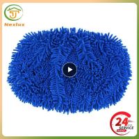 ❁☏☃ 1 10PCS Durable Flat Mop Pad Fiber Cleaning Tools Large Cleaning Area Strong Water Absorption Mop Cloth Replacement Accessories