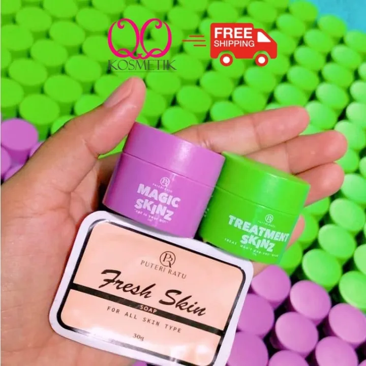 Free Pos) PUTERI RATU Magic Day Cream Treatment Sabun Fresh Skin Soap