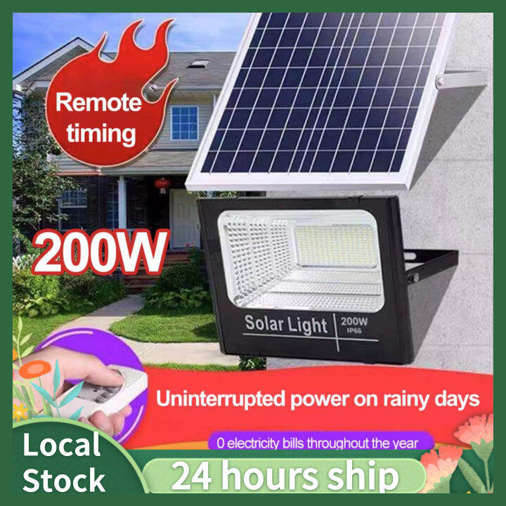 【Clearance light sale】40W 60W 100W LED Solar Light Outdoor Lighting 5