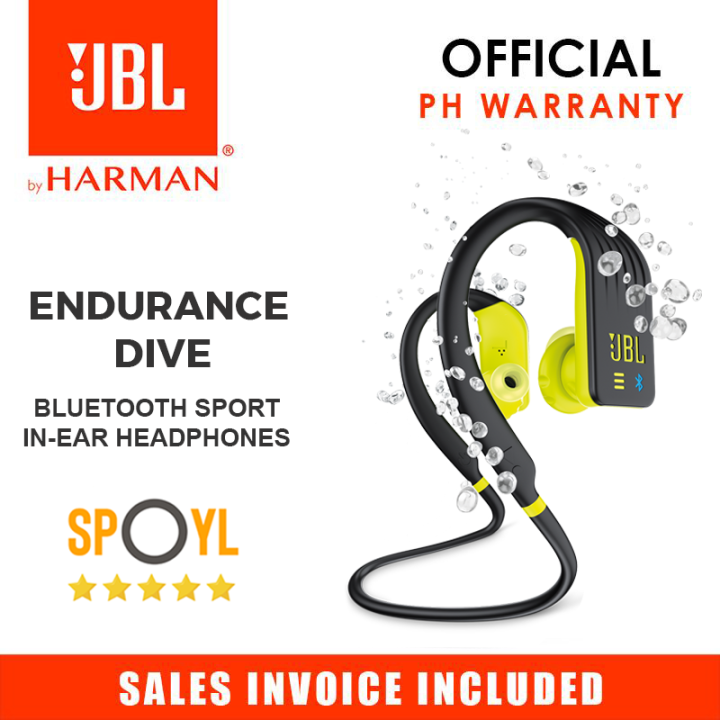 JBL Endurance Dive Bluetooth Wireless In Ear Sports Headphones - Spoyl Store Lazada PH