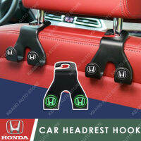 [ Honda ] Honda Car Luminous Headrest Hook Car Hook Hanger Back Seat Multifunction Hanger Bag Hand Bag Hatchback Car Accessaries for Honda City Civic CRV HRV BRV 2023