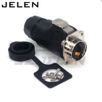 ‘；【-【 XHE28 IP67 2 Pin Male Female Plug An Socket M28 Panel Mount Large LED Power Waterproof  Connector