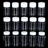 [COD]15Ml20Ml30Ml100Ml พลาสติก Clear ขวดซีลเปล่า Solid Pill Container