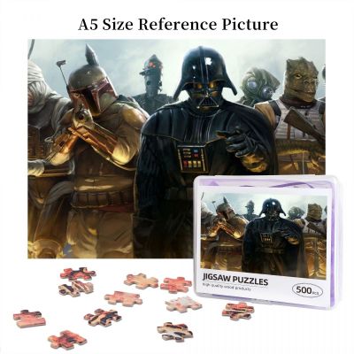 Star Wars Boba Fett (2) Wooden Jigsaw Puzzle 500 Pieces Educational Toy Painting Art Decor Decompression toys 500pcs