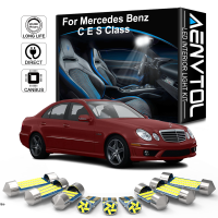 AENVTOL Canbus สำหรับ Benz C E S Class W202 W203 W204 W210 W211 C207 W220 W221อัตโนมัติ LED ภายในโคมไฟอุปกรณ์เสริมชุด