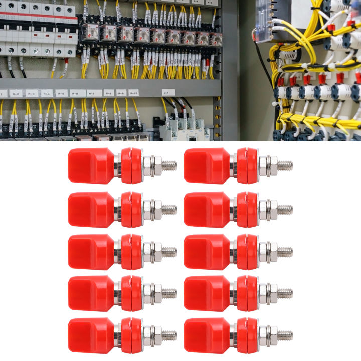 ขั้วต่อเทอร์มินัล-m6-30v-60v-เปลือก-abs-พร้อมสำหรับรถยนต์ปลั๊ก4มม-กล้วยสำหรับสำหรับเรืออุปกรณ์อิเล็กทรอนิกส์