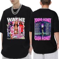 Rapper Lil Wayne Young Money Gash Momny Print T Shirt Summer Male T-Shirt Hip Hop Punk Streetwear Men Oversized Tee Shirt S-4XL-5XL-6XL