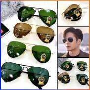 Kính mắt nam nữ cao cấp kính râm thời trang unisex gọng kim loại gấp xếp