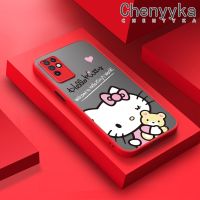 Chenyyka เคสปลอกสำหรับ Infinix Note 10 เคสกรณีการ์ตูนน่ารักคิตตี้แมวฝ้าใสฮาร์ดโทรศัพท์ปลอกสาวหวานกันกระแทกซิลิโคนเต็มปกหลังกล้องป้องกันกรณี