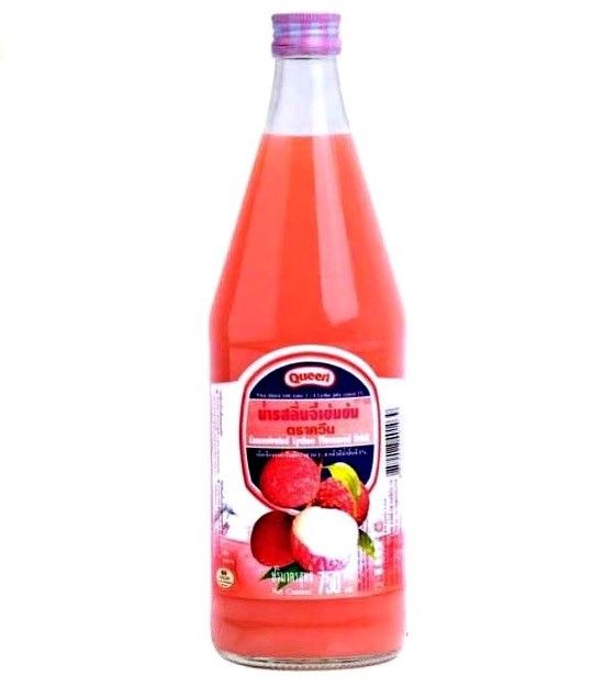 ควีน-น้ำผลไม้เข้มข้น-น้ำลิ้นจี่-ควีน-queen-lychee-juice-750-cc