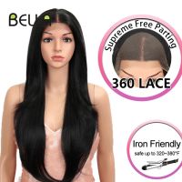 【LZ】☾✧♦  Bella Synthetic Straight Wig Lace Front Wig 13x4 Lace Frontal Wig Easy 360 Lace Blonde Pink Lolita Hair Cosplay Wigs For Women