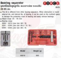 FORCE ชุดเครื่องมือดูดลูกปืน แบบเจาะร่อง ระยะปรับ 20-95 มม. Bearing separator Model 66618