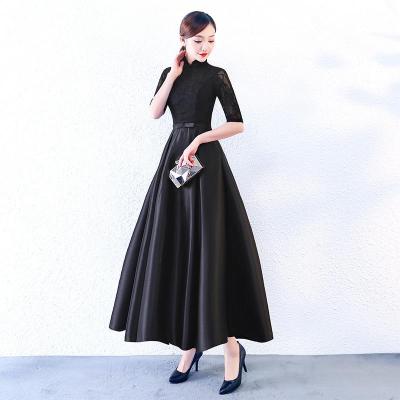Party Evening Dress 2022 New Middle Sleeve Long Party Dress Dress Annual Dress Summer