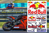 สติ๊กเกอร์แต่งรถ REDBULL RACING TEAM REDBULL FIGHTERS รถมอเตอร์ไซค์ บิ๊กไบค์ รถซิ่ง ติดกระจก แต่งรถรถยนต์ รถกระบะ ติดข้างรถ ติดหมวกกันน็อค จำนวน 1 แผ่น