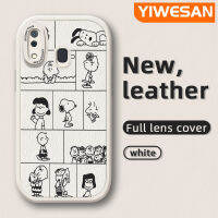 YIWESAN เคส A20s ซิลิโคนนิ่มลายครอบครัว M10s A20 A30ปลอกสำหรับ Samsung เคสใส่โทรศัพท์หนังดีไซน์ใหม่มีเคสมือถือกันกระแทกป้องกันการตกพร้อมเคสป้องกันกล้องเลนส์คลุมทั้งหมด