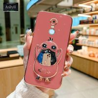 AnDyH New Design Phone Case for Xiaomi Redmi 5 Plus Luxury 3D Stereo Duck Mobile Phone Holder Phone Case Fashionable and Comfortable Soft Case with