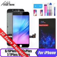 PINZHNEG OEM LCD คุณภาพสูงจอสำหรับ Iphone SE 2020 8 PLUS 6 6S 7 Plus จอแสดงผลหน้าจอสำรองรับประกัน10ปี