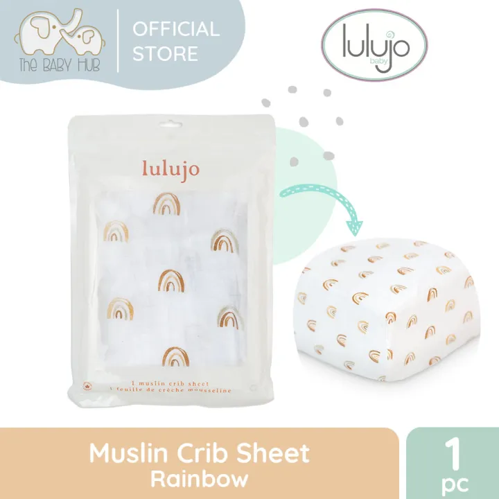 Lulujo Muslin Crib Sheet Lazada PH