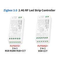 DC12-24V 2.4กรัม FUT035Z ชุดควบคุมไฟไฟ Led RF + 2In 1/FUT037Z + 3In1 + 3.0 Zigbee สำหรับสีเดียว RGB RGBW คู่สีขาว RGB + CCT โคมไฟ LED