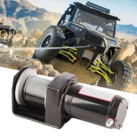 กว้านลากจูงไฟฟ้าพร้อมรีโมท เสียงรบกวนต่ำ DC 12V 2500lb สำหรับ ATV UTV