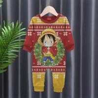 Pirate King Japanese Anime One-Piece Clothes Baby Girls Clothes 3M-24M Childrens Clothes Crawling Clothes Toddler Clothes Role