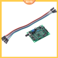 Aleaty? DC 5V-12V 2-Phase 4-Wire Micro Mini Stepper Motor โมดูลควบคุมความเร็ว