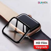 ฟิล์มพลาสติก Apple Watch 38mm 40mm 42mm 44mm 41mm 45mm  ฟิล์มกันรอยหน้าจอ apple watch 7 6 4 5 Film Tempered Glass กันแตก  กระจกนิรภัย กาว