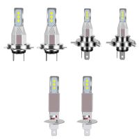 2Pcs LED Bulbs Motorcycle Headlight 20000LM 6000K White Light 80W 6SMD Bulbs Car Fog Lamp Turn Signals