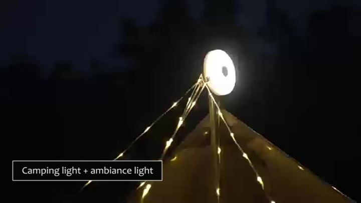 String Lights Portable Fairy Lights 1800mAh Rechargeable for