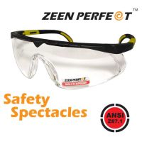 แว่นตา Safety Zeen Perfect รุ่น 92087 มาตราฐาน ANSI Z87.1 ขาปรับระดับได้ กรอบไนล่อนยืดหยุ่นได้ น้ำหนักเบาป้องกันรอยขีดข่วน UV400