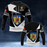 3D HOODIE-  2023 new design- ROMANIA Eagle Flag Father Gift Custom 3D Full Print Zipper Hoodie Men Pullover Sweatshirt Hooded Jersey Tracksuits Outwear Coat