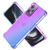 Phone Case For OnePlus Nord CE 2 Lite 5G Clear Cute Gradient Slim Anti Scratch Flexible TPU Shockproof Cover OnePlus Nord CE 5G