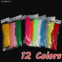 ✧✵▤ 2 Packs Multiple Colors Egg Glow Bug Yarn Fiber Baitfish Lure Parachute Trout and Steel head Fly Tying Material